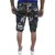 Men Army Print Camouflage Shorts Combo Pack Of 2 - 9 Pockets And 2 Free Waist Belts