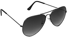 HRINKAR Men's Grey Mirrored Aviator Sunglasses