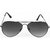 HRINKAR Men's Grey Mirrored Aviator Sunglasses