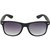 HRINKAR Men's Grey Mirrored Wayfarer Sunglasses