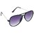 HRINKAR Men's Grey Mirrored Aviator Sunglasses