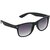 HRINKAR Men's Grey Mirrored Wayfarer Sunglasses