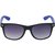 HRINKAR Men's Grey Mirrored Wayfarer Sunglasses