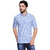 Jeaneration Blue Checks Casual Cotton Shirt for Men