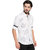 Jeaneration White Cotton Printed Full Sleeved Shirt for Men