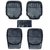 Auto Addict Car 3G Honey Rubber PVC Heavy Mats Black Color 5Pcs for Toyota Etios Liva