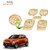 Auto Addict Car 3G Honey Rubber PVC Heavy Mats Beige Color 5Pcs for Chevrolet Spark