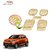 Auto Addict Car 3G Honey Rubber PVC Heavy Mats Beige Color 5Pcs for Chevrolet Enjoy