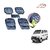 Auto Addict Car 3G Honey Rubber PVC Heavy Mats Black Color 5Pcs for Maruti Suzuki WagonR New (2010-Present)