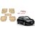 Auto Addict Car 6255 TW Rubber PVC Heavy Mats Beige Color 5Pcs for Fiat Abarth