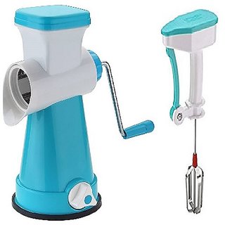 Buy Dhyan Combo Rotary Cutter Manual Hand Blender Online Get 61 Off
