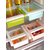 Pack Of 4 Plastic Multicolor Fridge Storage Pull-Out Layer Partition Drawer by Dhyana