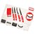 Dhyan Combo of 8 in 1 Slicer, 4 Pcs Knife, 7 Fruit  Vegetable Chopping Board (Set of 6)
