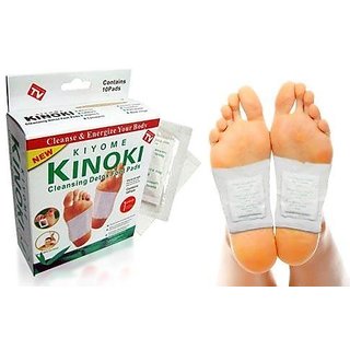 BANQLYN 2 x Kinoki Cleansing Detox Foot Patches 10 Adhesive Pads Kit Natural Unwanted Toxins Remover