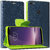 Hupshy Vivo V7 Plus Flip Cover / Premium Luxury Slim Artificial Leather Case for Vivo V7 Plus / Wallet Case for Vivo V7 Plus - Blue