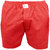Neska Moda Men Elasticated Cotton Red Boxer With 1 Back Pocket XB151