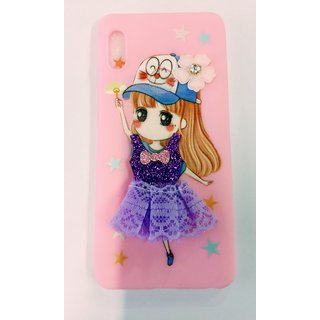 Buy PINK CUTE BARBIE BACK COVER FOR REDMI NOTE 5 PRO Online