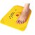 Acupressure Foot Mat With Magnets And Copper For Stress And Pain Relief Yellow