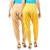 Buy That Trendz Women's Cotton Viscose Lycra Patiyala Salwar Harem Bottoms Patiala Pants Light Skin Yellow Combo Pack of 2