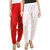 Buy That Trendz Women's Cotton Viscose Lycra Patiyala Salwar Harem Bottoms Patiala Pants Red White Combo Pack of 2