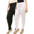 Buy That Trendz Women's Cotton Viscose Lycra Patiyala Salwar Harem Bottoms Patiala Pants Black White Combo Pack of 2