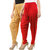 Buy That Trendz Women's Cotton Viscose Lycra Patiyala Salwar Harem Bottoms Patiala Pants Dark Skin Red Combo Pack of 2