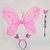 Crazy Sutra Fairy Butterfly Wings Costume for Baby Girl, Pink
