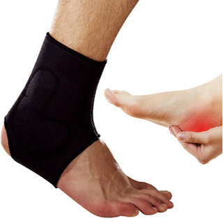 1 X Leg Ankle Joint Muscle Protection Brace Support Sports Bandage Guard Gym -ST06