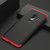 BRAND FUSON Samsung J8 2018 Front Back Case Cover Original Full Body 3-In-1 Slim Fit Complete 3D 360 Degree Protection Hybrid Hard Bumper (Black Red) (LAUNCH OFFER)