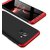 BRAND FUSON Samsung J8 2018 Front Back Case Cover Original Full Body 3-In-1 Slim Fit Complete 3D 360 Degree Protection Hybrid Hard Bumper (Black Red) (LAUNCH OFFER)