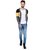 PAUSE Black Solid Cotton Slim Fit Full Sleeve Men's Cardigan T-Shirt
