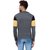 PAUSE Black Solid Cotton Slim Fit Full Sleeve Men's Cardigan T-Shirt