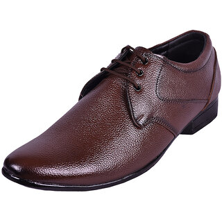 Genuine Leather Brown Formal Lace up Shoes