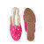 Gerief Handmade Embroidery Pink Mules