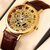 Round Dial Brown Leather Analog Watch For Men by Sai Enterprises