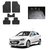 KunjZone Best Quality Set of 5 Carpet Black Car Foot Mat / Car Floor Mat for  Hyundai I-20 Elite