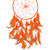 Dream Catcher Wall Hanging Handmade Beaded Circular Net with Feather Decoration Ornaments Size 16.5cm Diameter