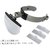 TARGET PLUS- 2x/3.5x/4.5x/5.5x Multi Power Helmet Magnifier Head Magnifying Glass