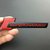 DY 3D Metal Red SUPERCHARGED Car Side Body Trunk Emblem Badge Sticker Decal Audi (Red)
