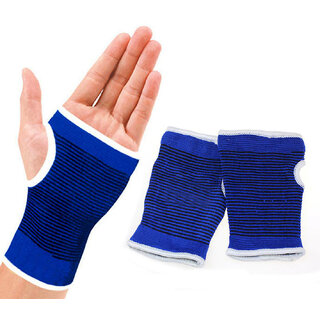                       2 X Neoprene Palm Support Wrist Protection Fingerless Sports Gloves Gym -05                                              