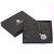 Chimera Stylish Oxidised Black Silver Pendant with Aesthetically Designed Natural Gemstone with Black Leather Tassel