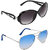 Zyaden Black Oval UV Protection Unisex Sunglasses Combo