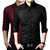 US Pepper Black  Mehroon Dotted Shirts (Pack of 2)
