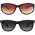 Zyaden Brown Oval UV Protection Unisex Sunglasses Combo