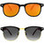 Zyaden Multicolour Rectangular UV Protection Unisex Sunglasses Combo
