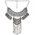 sparkle Afghani Designer Turkish Style Vintage Oxidised German Silver Tribal Jhumki Necklace Pandeant Antique