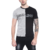 Urbano Fashion Men's Grey & Black Printed Half Sleeve Cotton T-Shirt