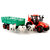 KidzFan Farmer Friction Tractor Trolley Toy for Kids  Heavy Duty  With Animal Toys Horse-Cow-sheep