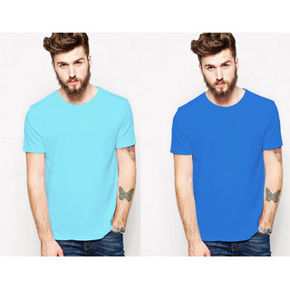 sky blue t shirt combination