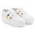 Armado Women/Girls White Sneaker Shoes